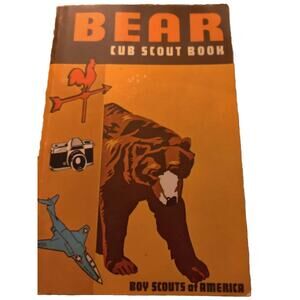 Vintage Boy Scouts BSA Bear Cub Scout Book 1977 Printing Copy 1967